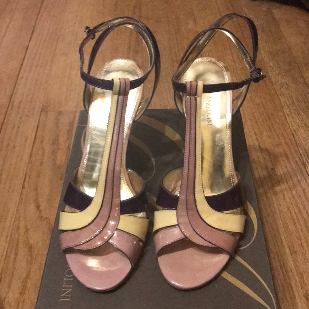 Enzo Angiolini Purple Heels